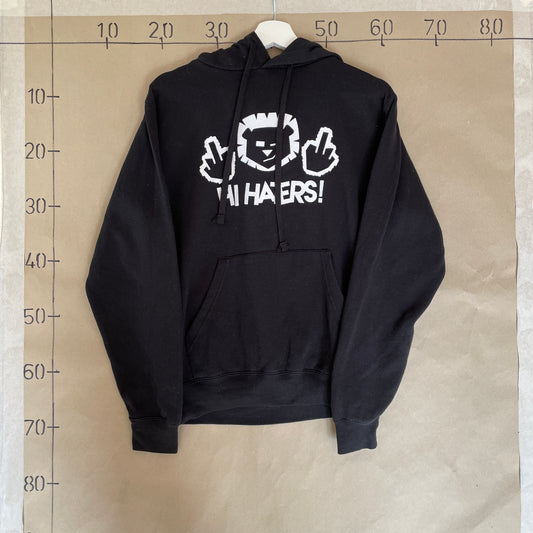 Sort Vintage Hi Haters Hoodie
