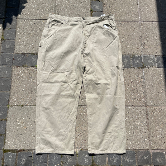 Beige Wrangler Carpenter Pants – Vintage Workwear Stil