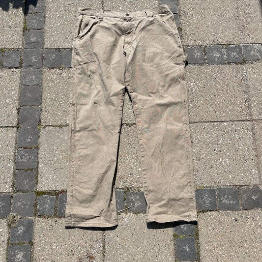 Beige Wrangler Carpenter Bukser