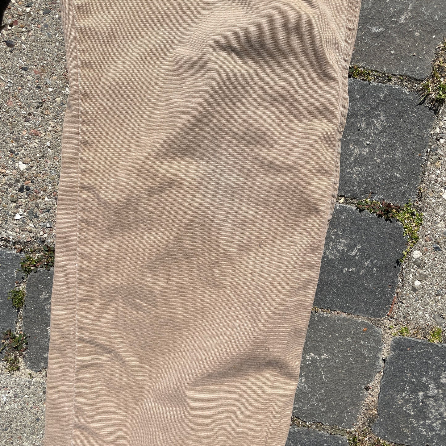 Lysebrune Wrangler Vintage Cargo Bukser I Kraftigt Bomuld