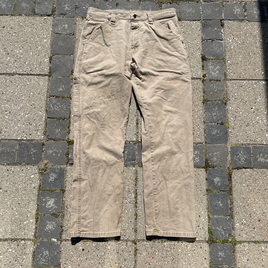 Beige Vintage Wrangler Carpenter Bukser