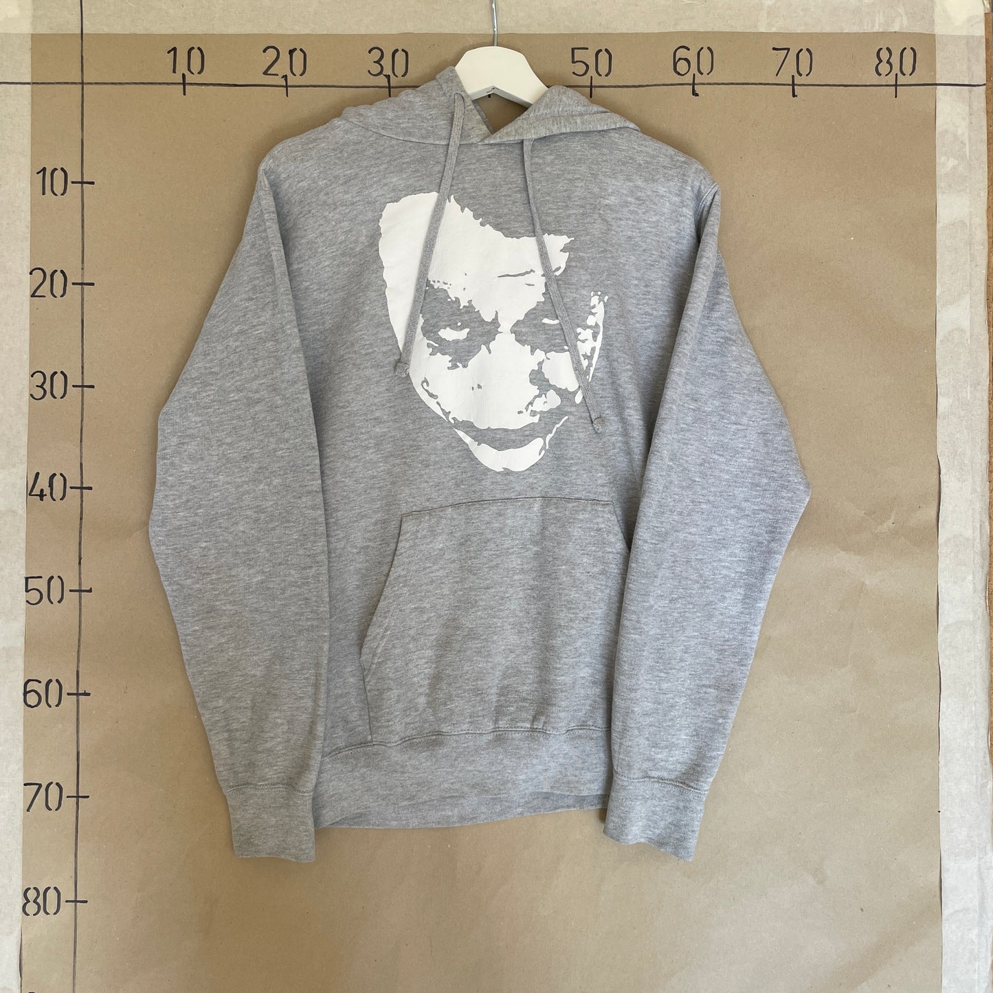 Grå Vintage The Joker Hoodie