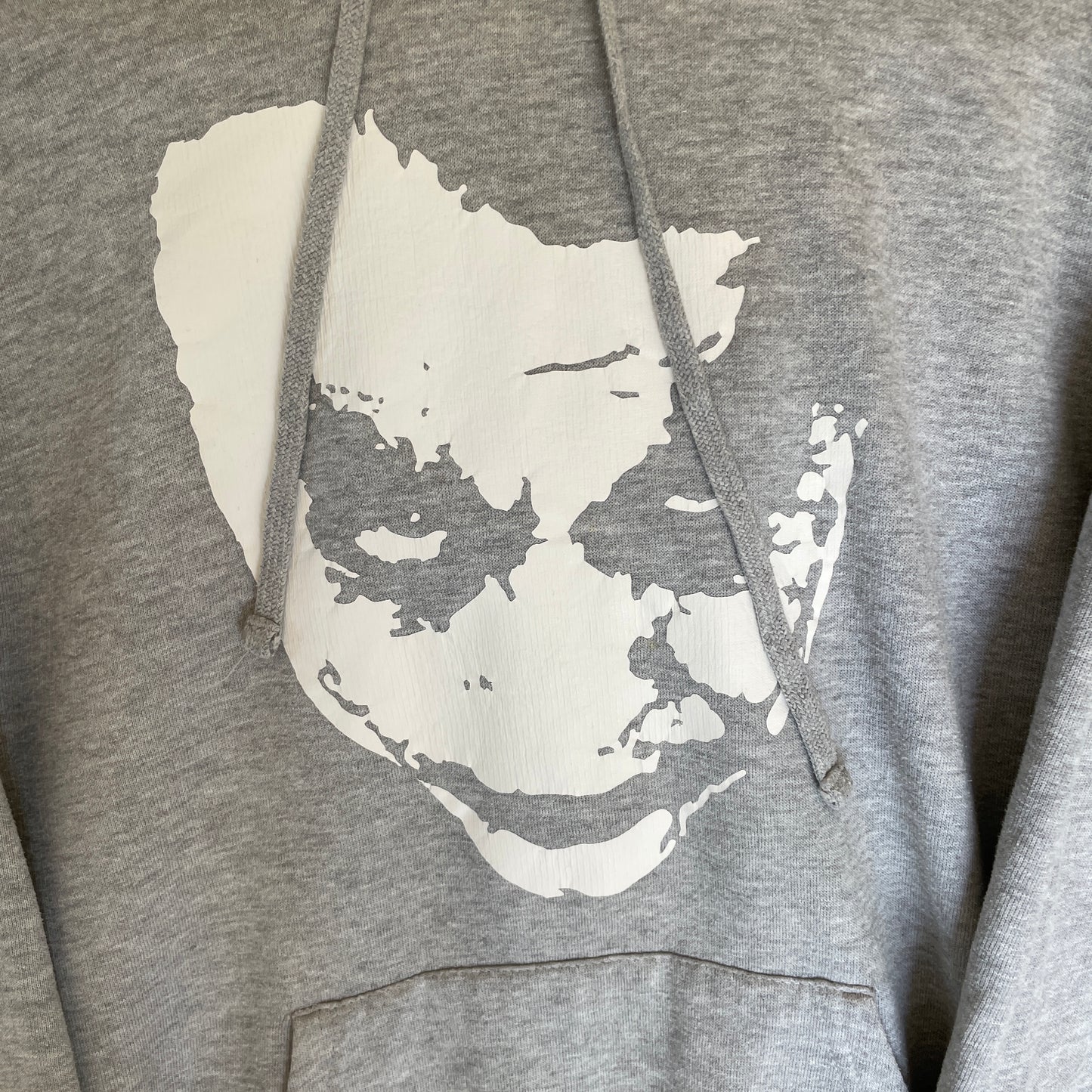 Grå Vintage The Joker Hoodie