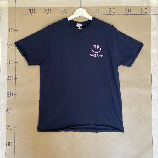 Blå Vintage Big Love T-Shirt