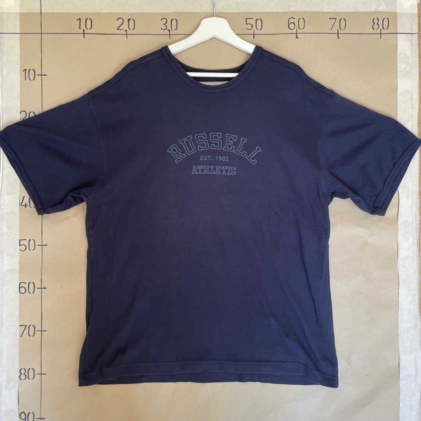 Blå Vintage Russell Athletic T-Shirt
