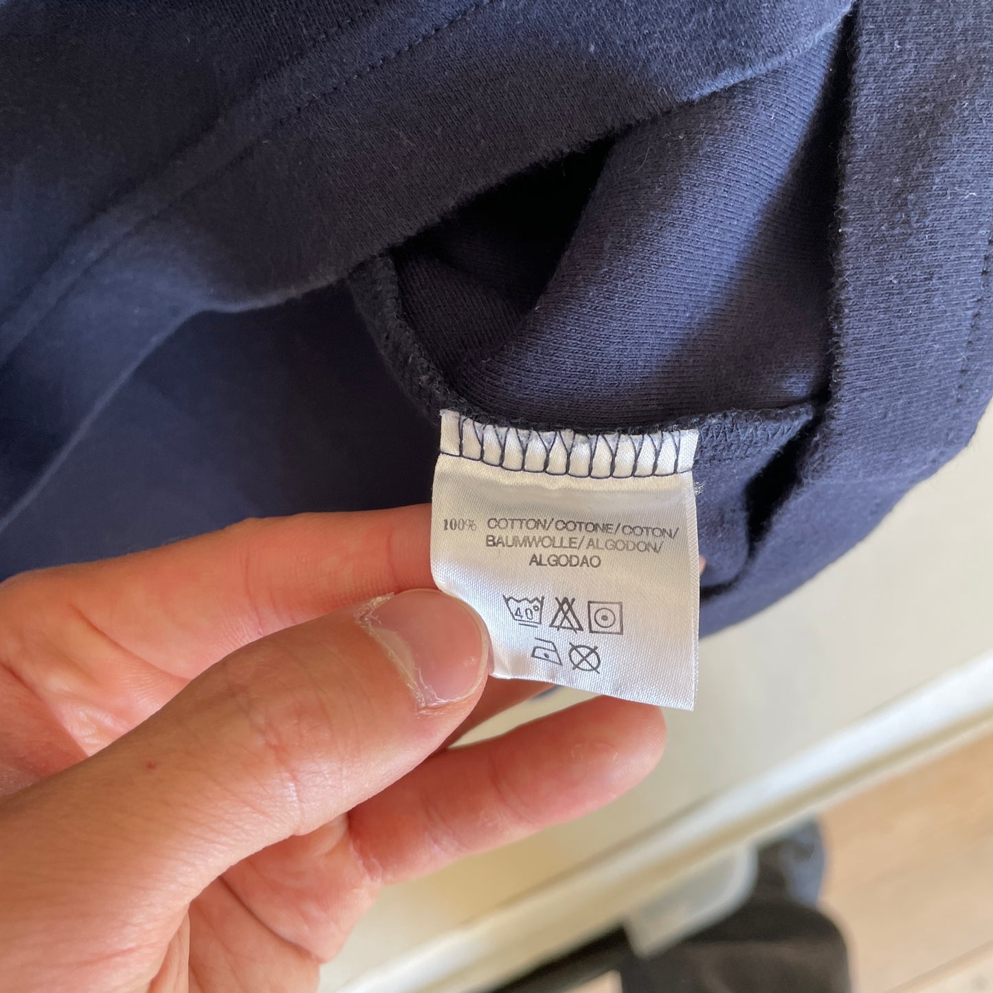 Blå Vintage Russell Athletic T-Shirt
