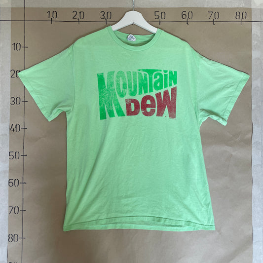 Grøn Vintage Mountain Dew T-Shirt