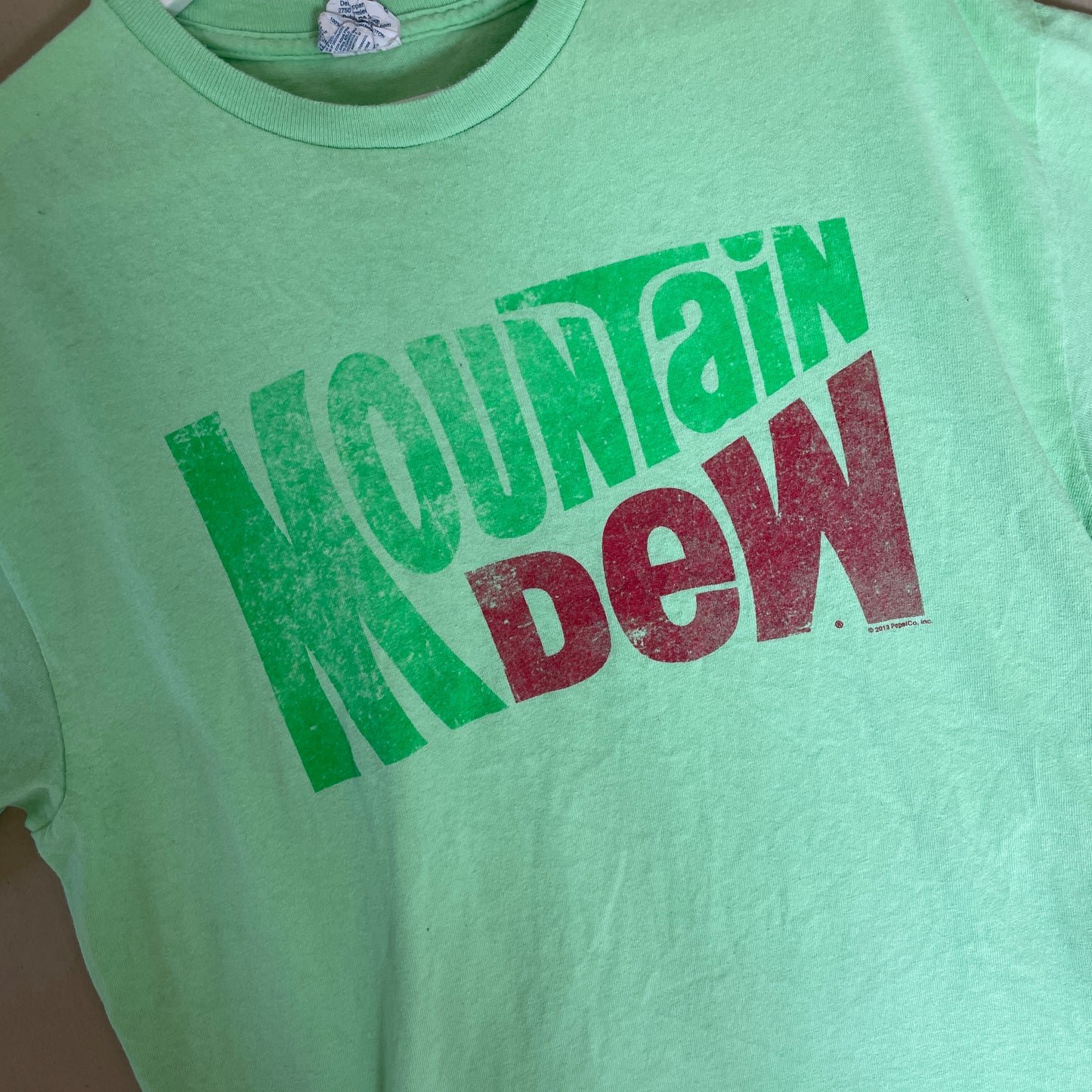 Grøn Vintage Mountain Dew T-Shirt