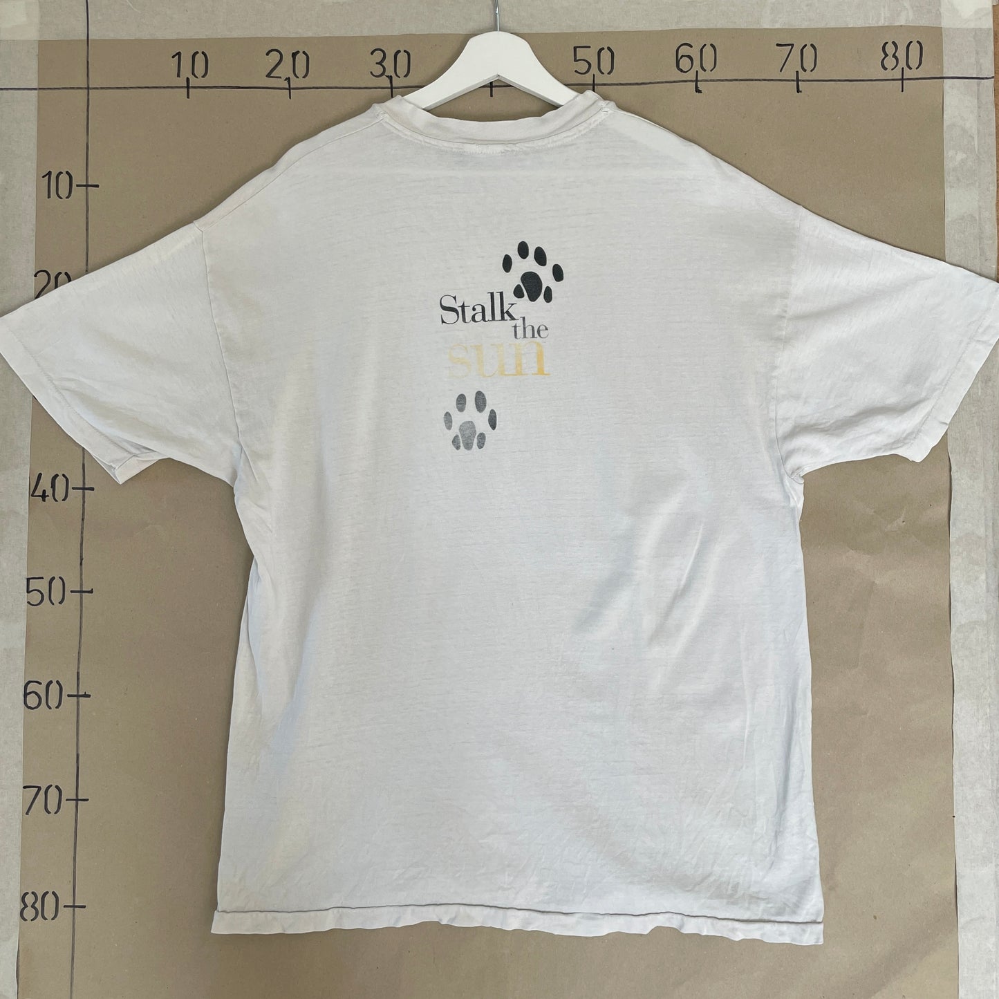 Hvid Vintage Stalk The Sun T-Shirt