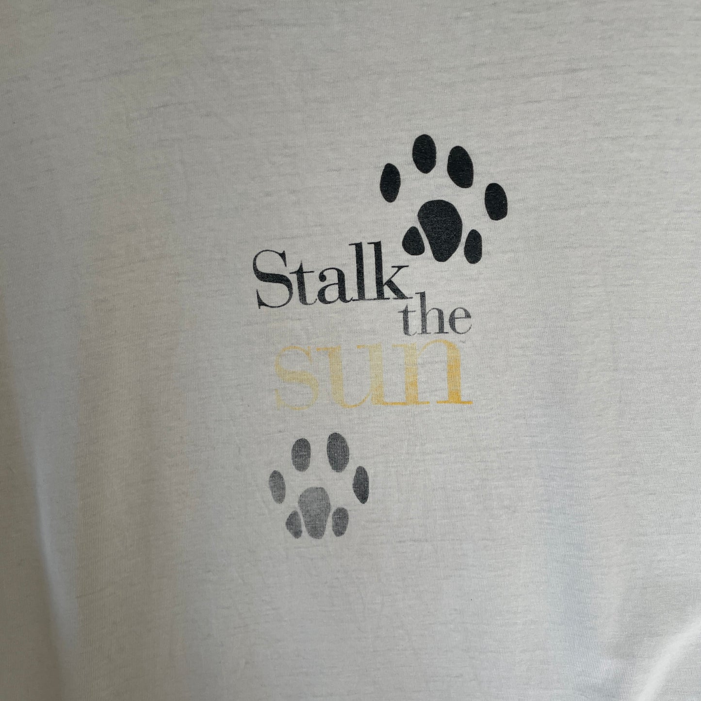 Hvid Vintage Stalk The Sun T-Shirt