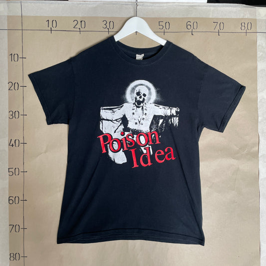 Sort Vintage Poison Idea European Tour 2016 Band T-Shirt