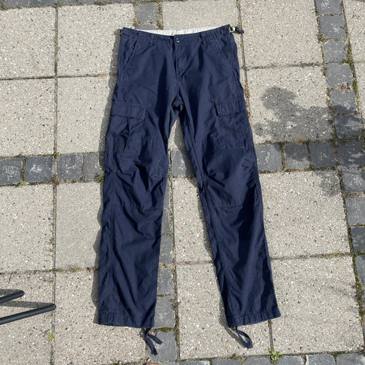 Carhartt Navy Aviation Cargo Bukser – Vintage Workwear Stil