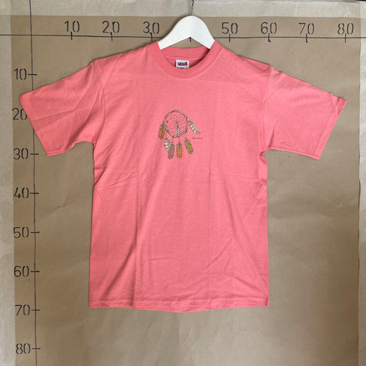 Pink Mesa Verde T-Shirt Med Drømmefanger Grafik