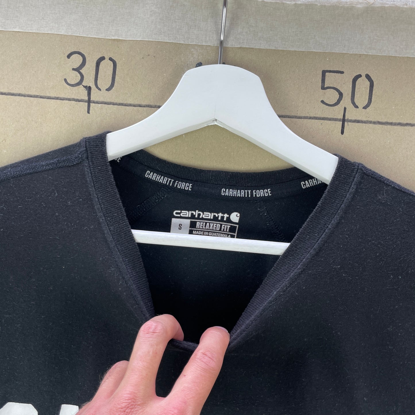 Sort Carhartt Force T-Shirt – Klassisk Streetwear