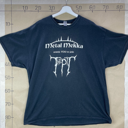 Sort Vintage Metal Mekka T-Shirt – Festival Merch Med Attitude