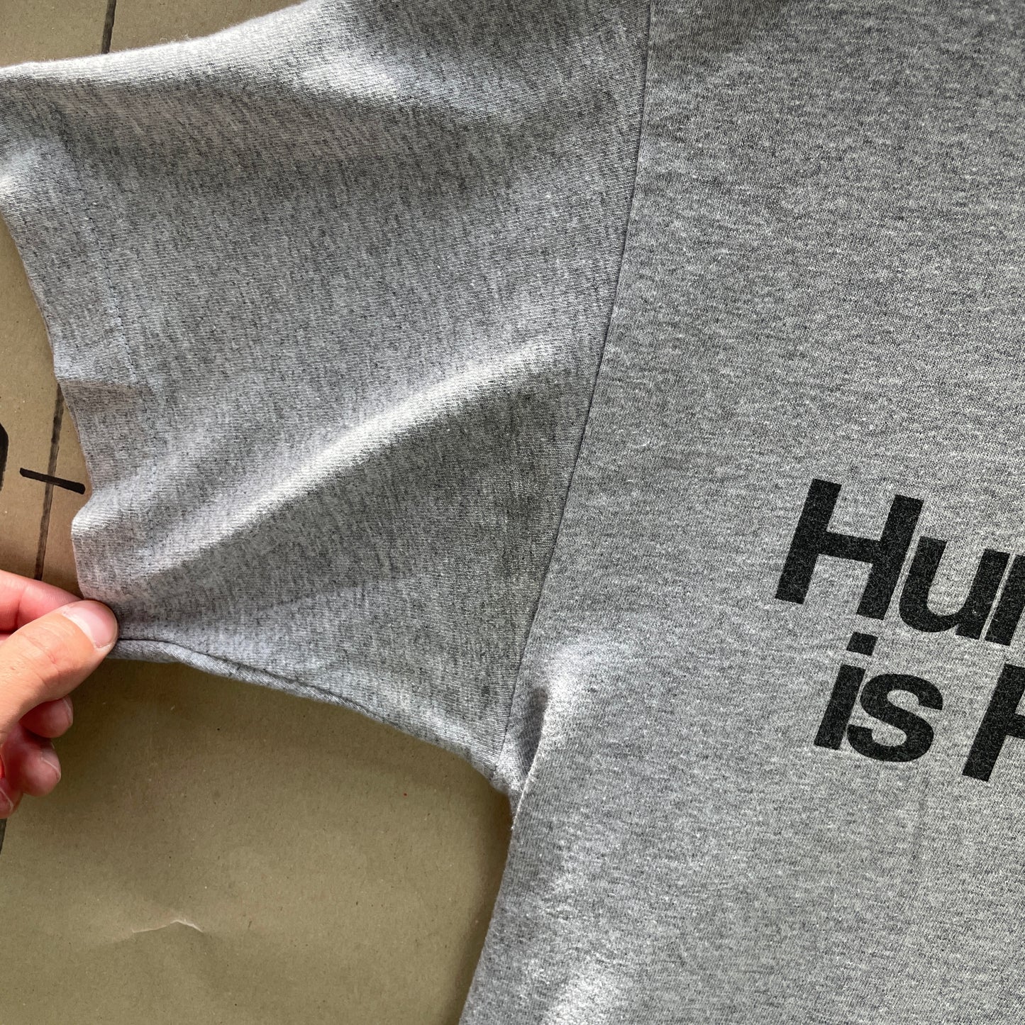 Grå Vintage The Hundreds Skater T-Shirt Med Tegneserieprint