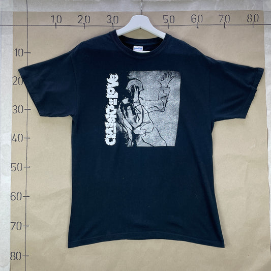 Sort Klassisk Band T-Shirt Med Hvidt Classics Of Love Motiv