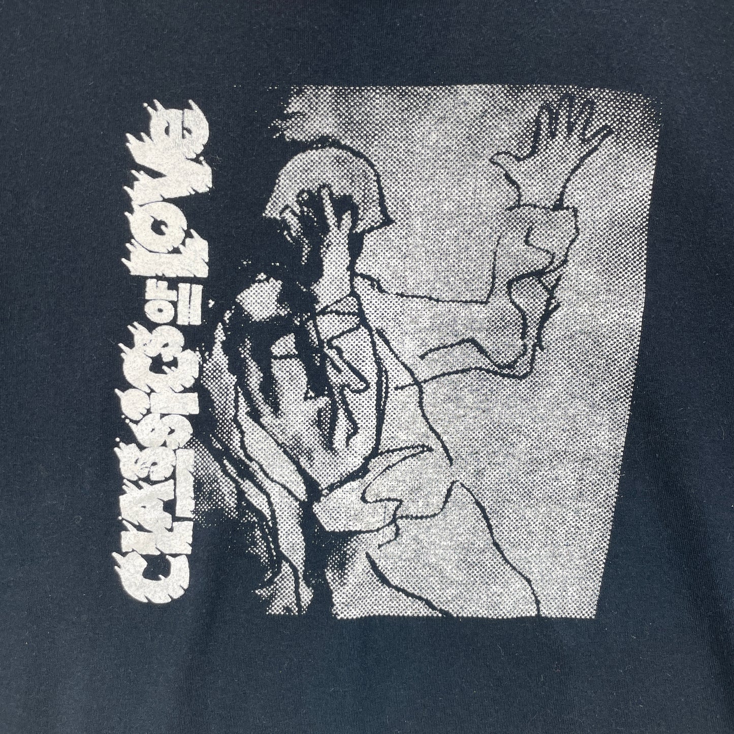 Sort Klassisk Band T-Shirt Med Hvidt Classics Of Love Motiv