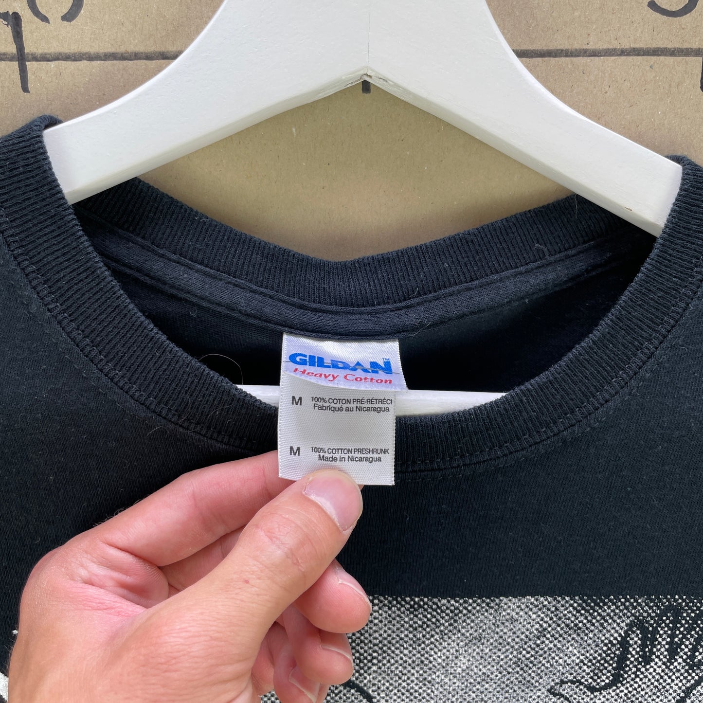 Sort Klassisk Band T-Shirt Med Hvidt Classics Of Love Motiv