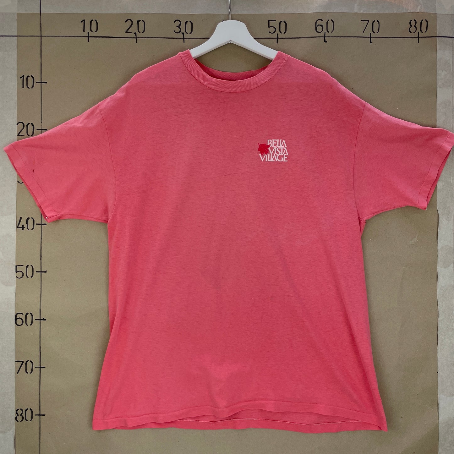 Pink Vintage T-Shirt Bella Vista Village Graphic Tee