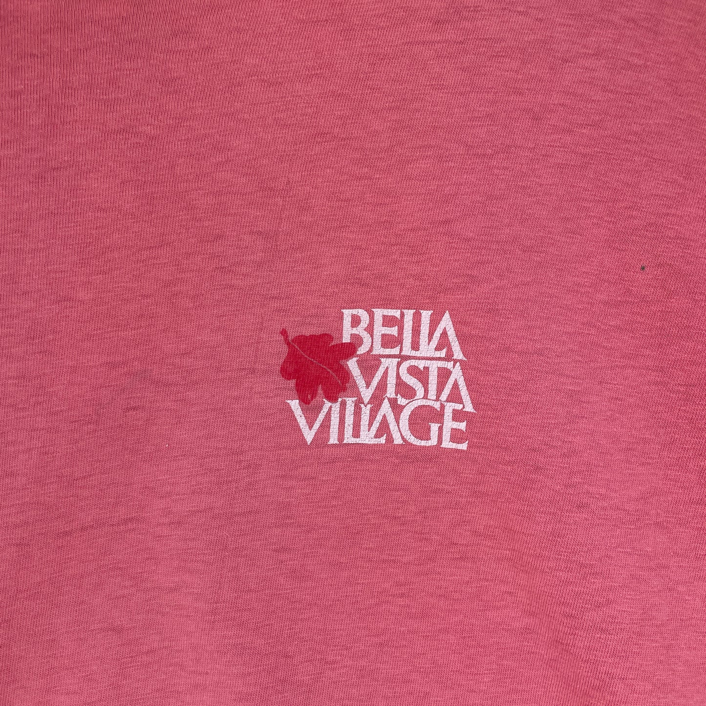 Pink Vintage T-Shirt Bella Vista Village Graphic Tee