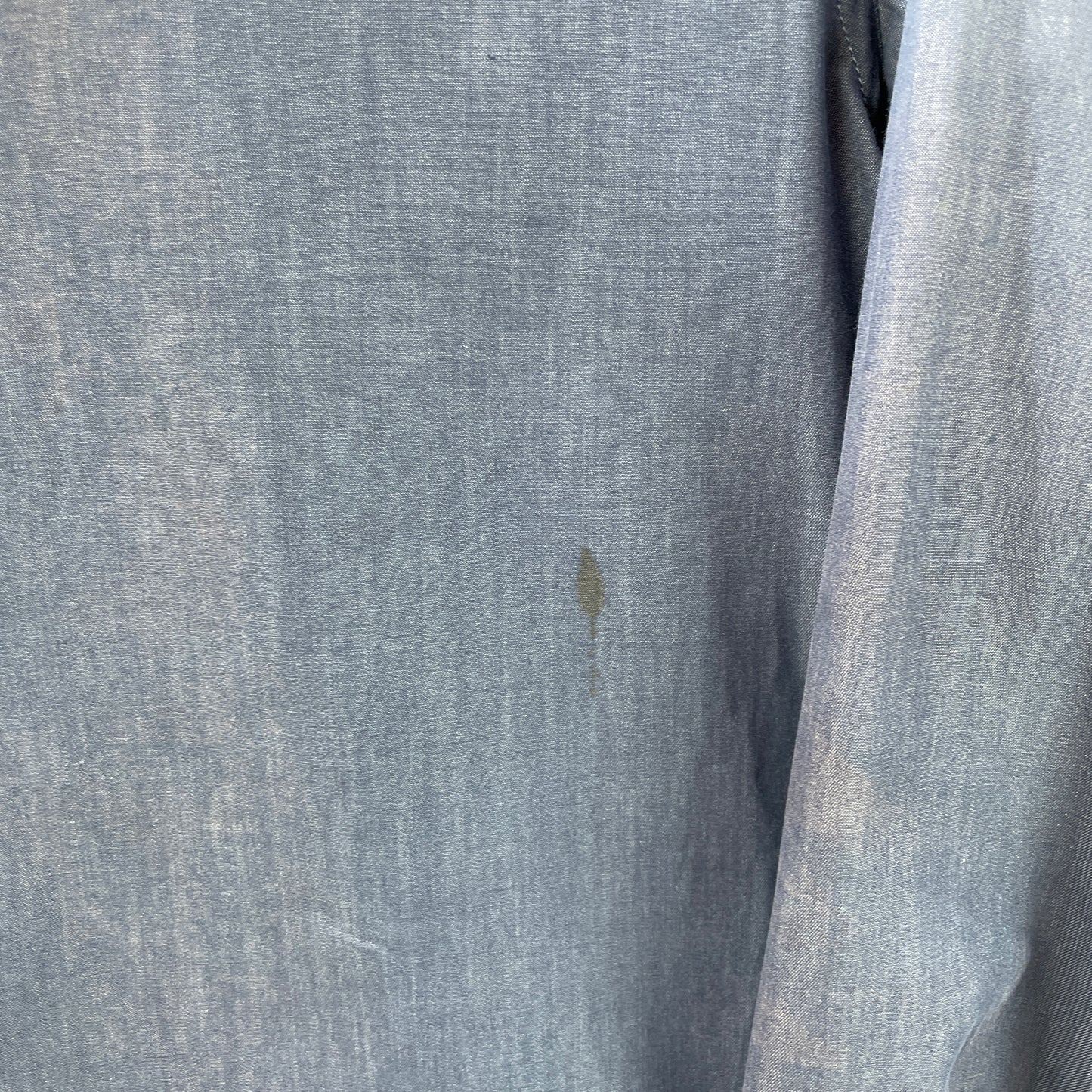 Jens Jakobsen Blå Bomuldsskjorte Med Lange Ærmer