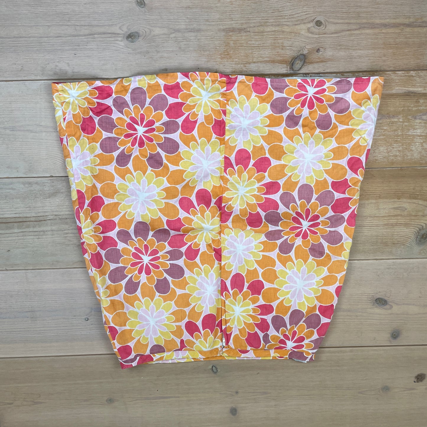 H&M Farverig Blomstret Nederdel 40 Sommer Retro Stil