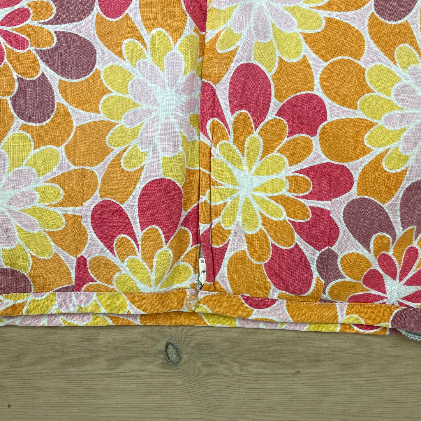 H&M Farverig Blomstret Nederdel 40 Sommer Retro Stil