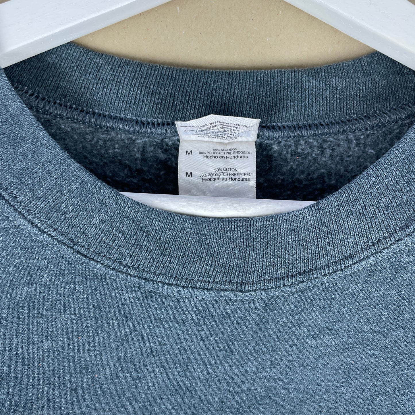 Grå Vintage Ridgewood Football Vintage Sporty Stil