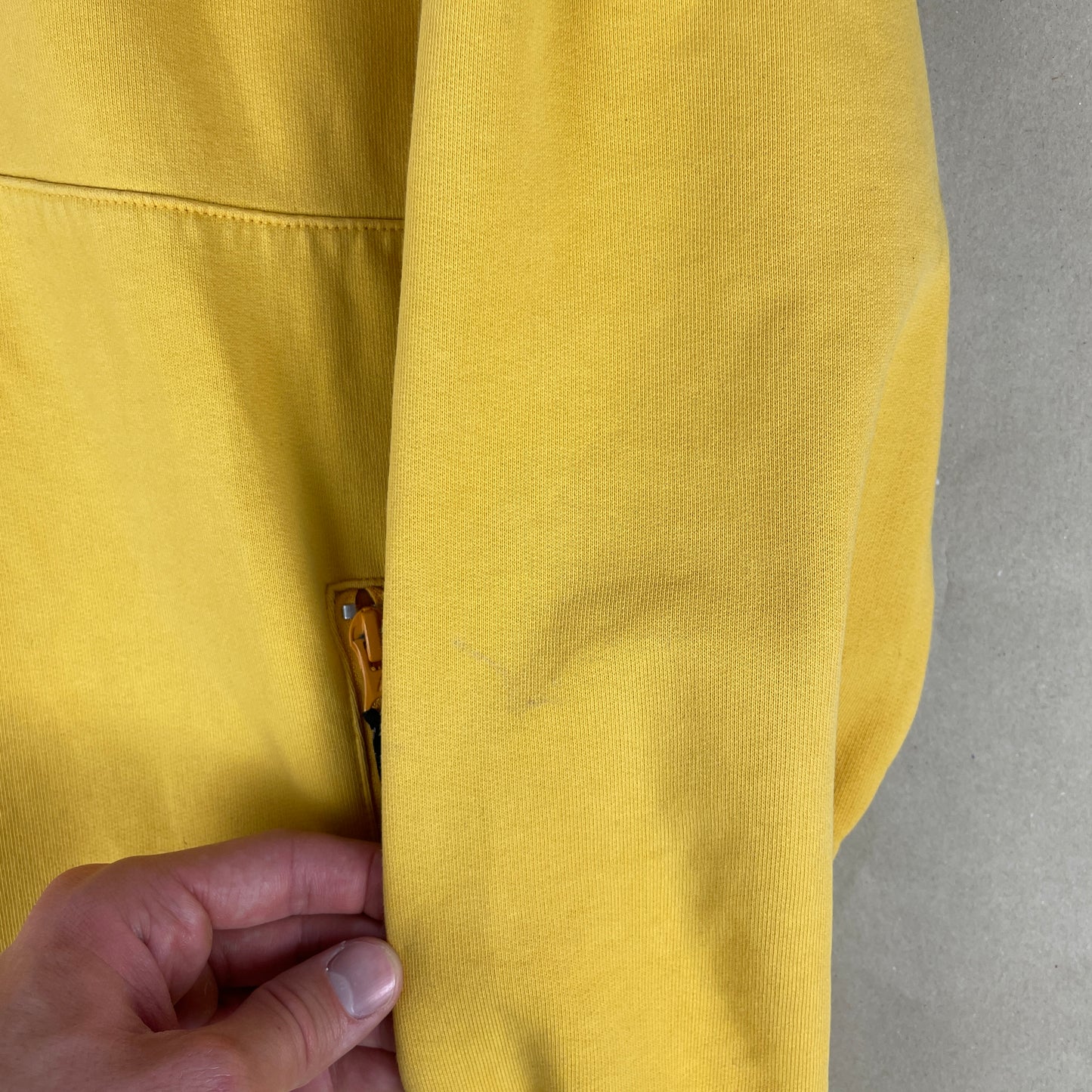 Palace Gul Half Zip Sweatshirt Streetwear Stil