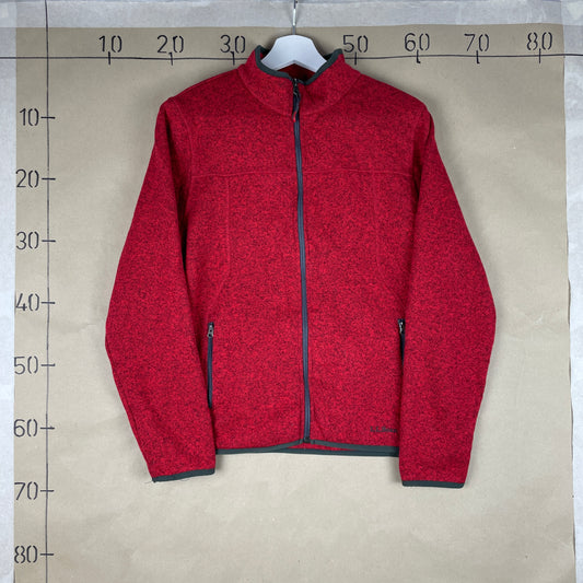 L.L. Bean Rød Fleecejakke Outdoor Stil