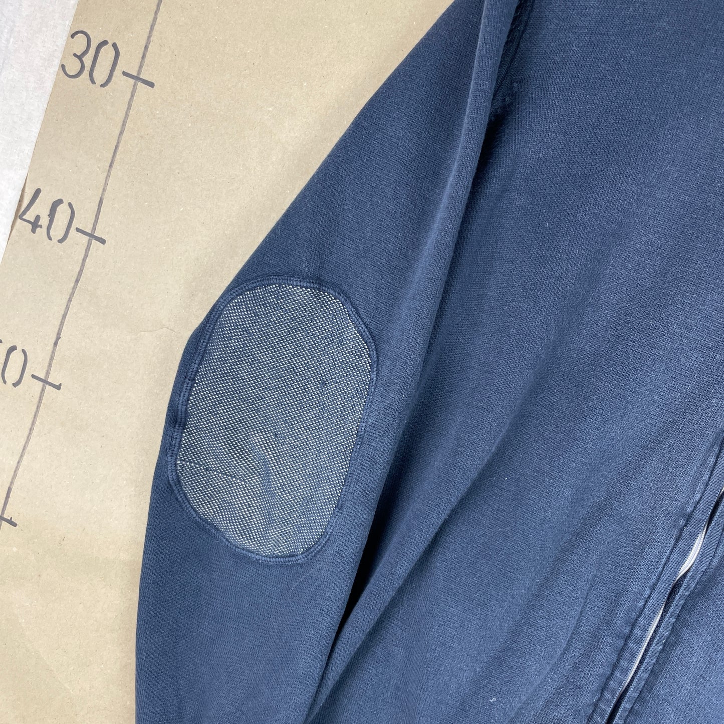 Hugo Boss Marineblå Cardigan Med Lynlås