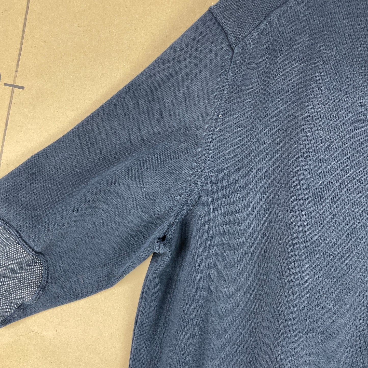 Hugo Boss Marineblå Cardigan Med Lynlås