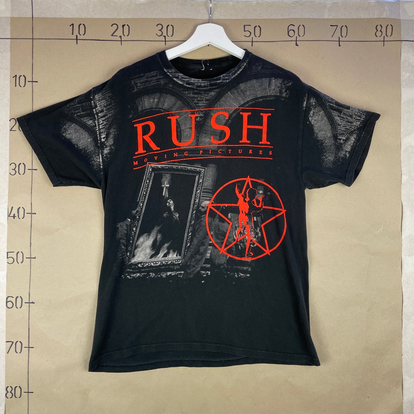 Sjælden Vintage Rush Tour Tee Med Rygprint