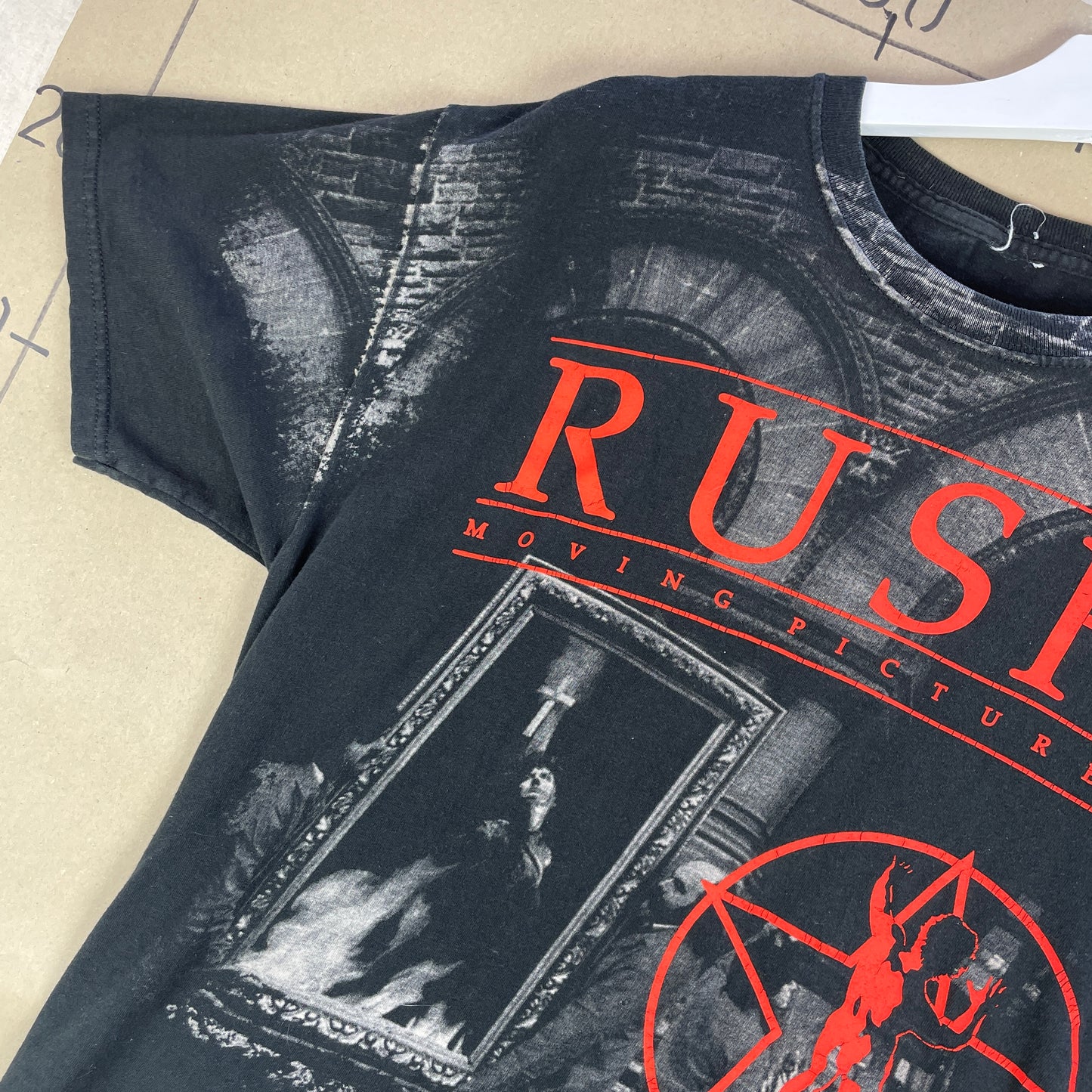 Sjælden Vintage Rush Tour Tee Med Rygprint