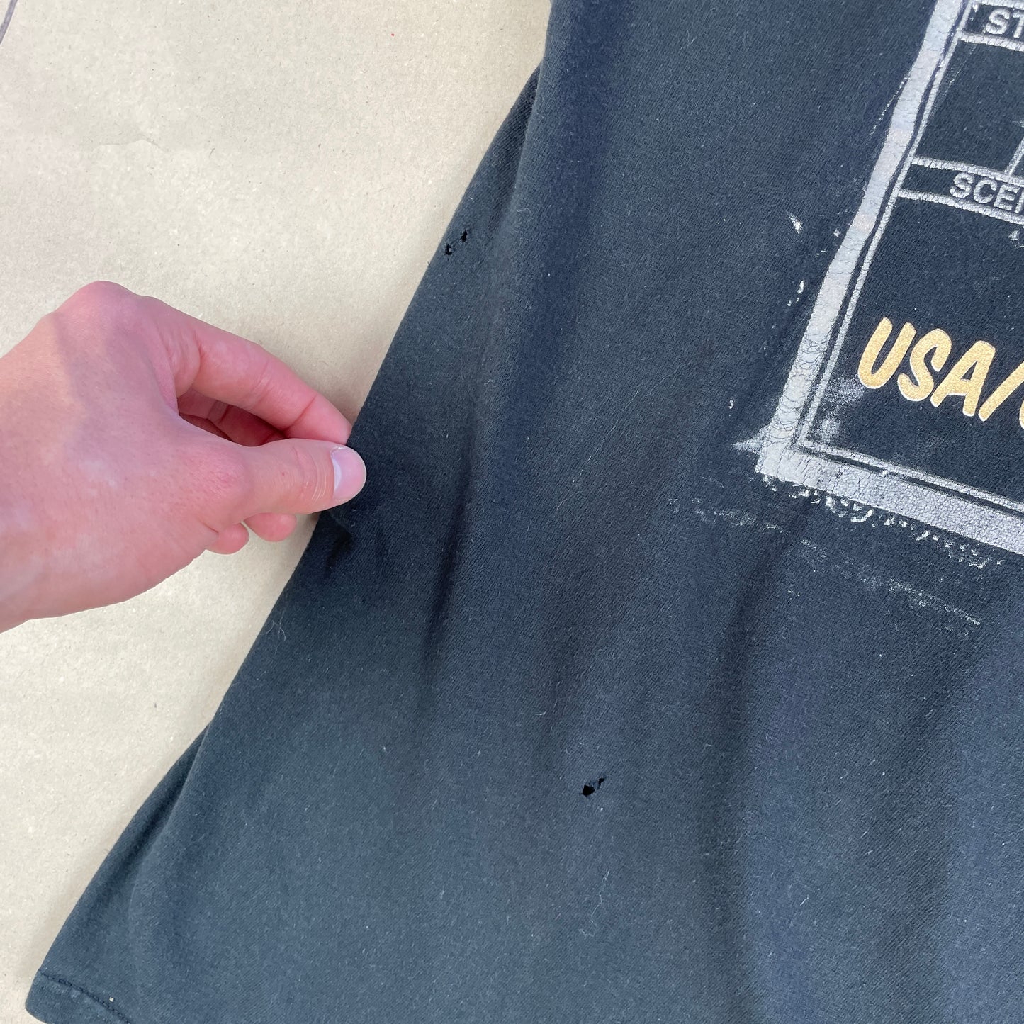 Sjælden Vintage Rush Tour Tee Med Rygprint