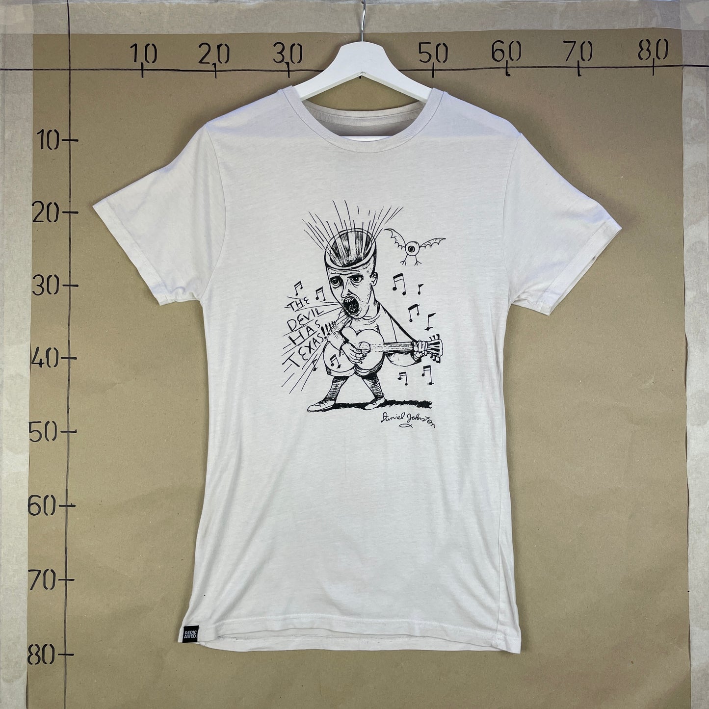 Hvid Vintage Dedicated Daniel Johnston T-Shirt Med Grafikprint