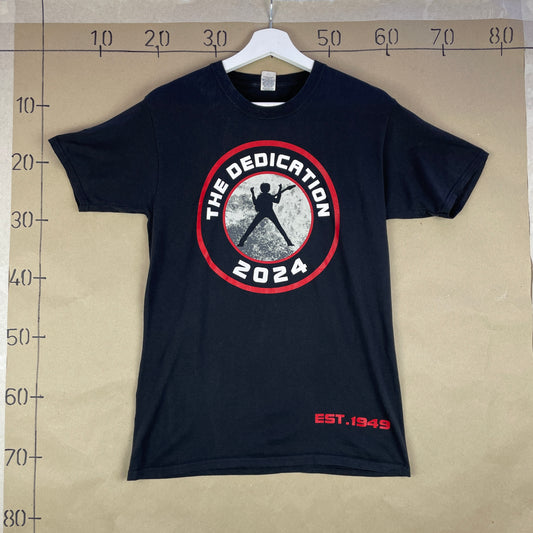 Sort The Dedication 2024 Tour T-Shirt Med Rygprint