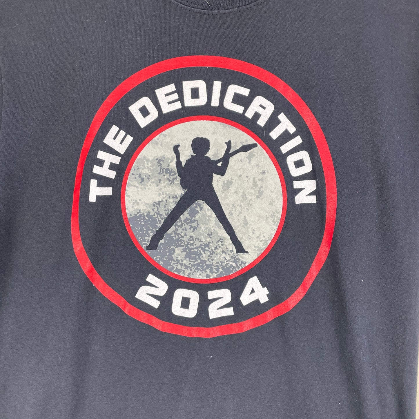 Sort The Dedication 2024 Tour T-Shirt Med Rygprint