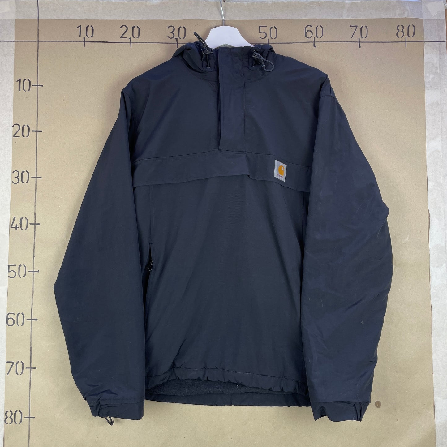 Sort Carhartt WIP Anorak Jakke Med Hætte