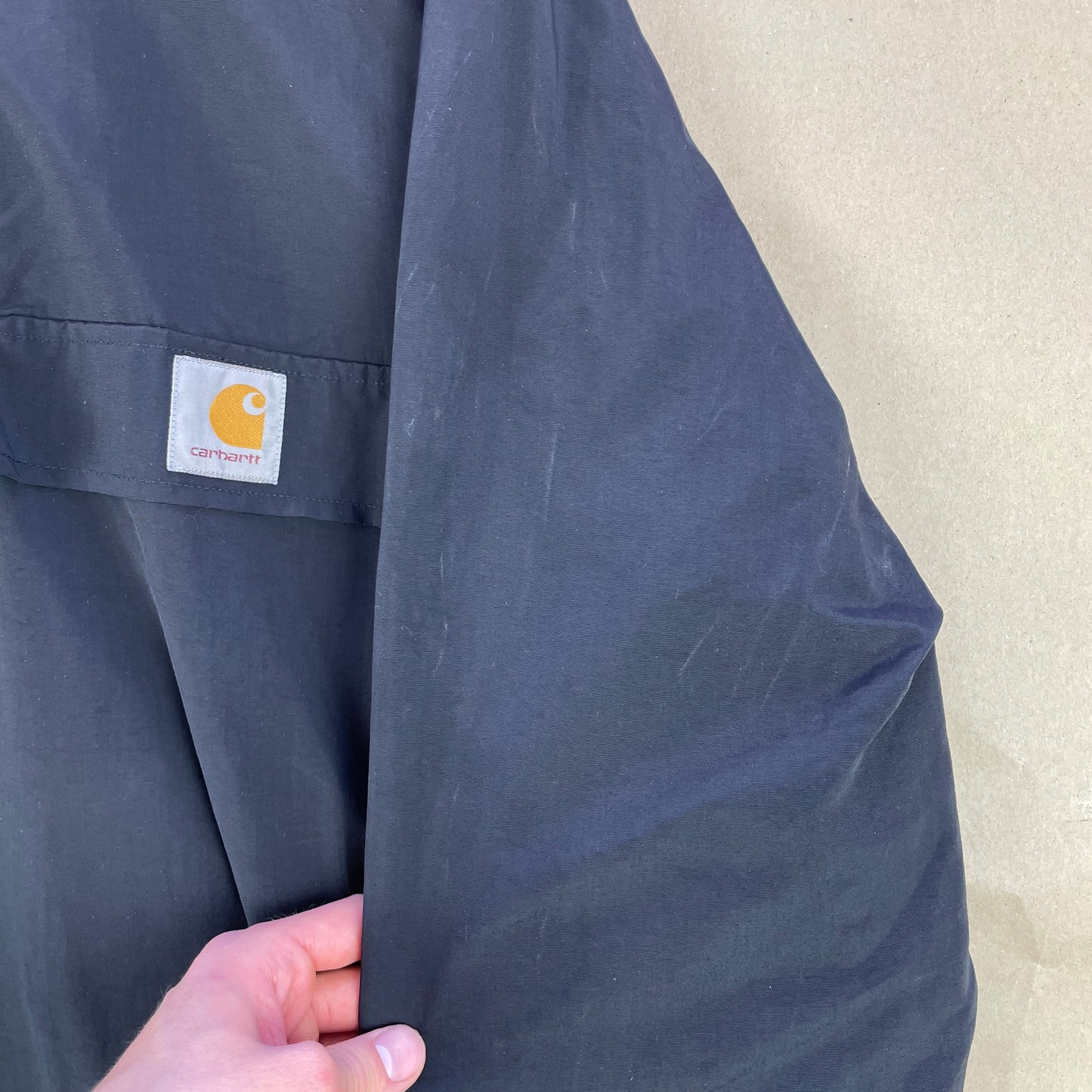 Sort Carhartt WIP Anorak Jakke Med Hætte
