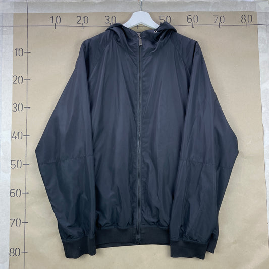 Sort Brandit Letvægts Vindjakke Med Hætte Og Meshfor