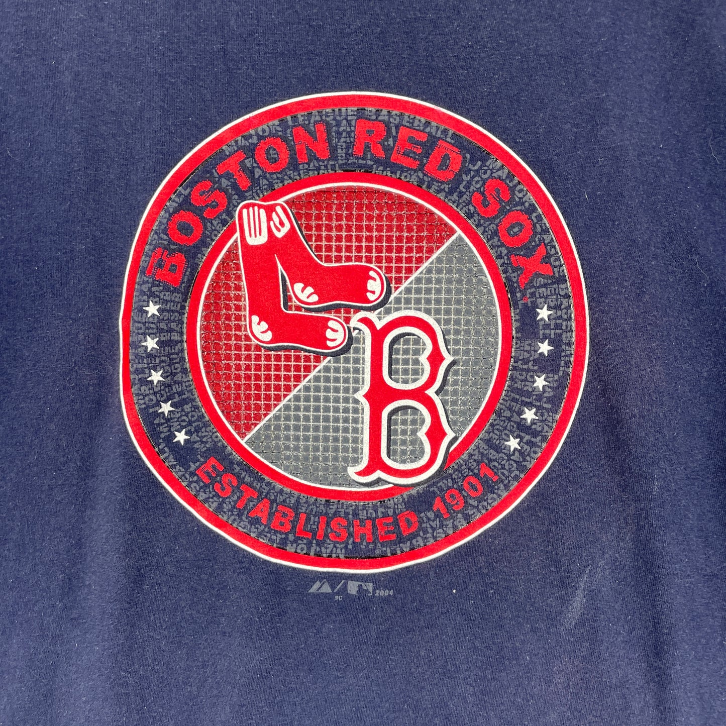 Navy Blå Boston Red Sox T-Shirt – Klassisk MLB Fan Look