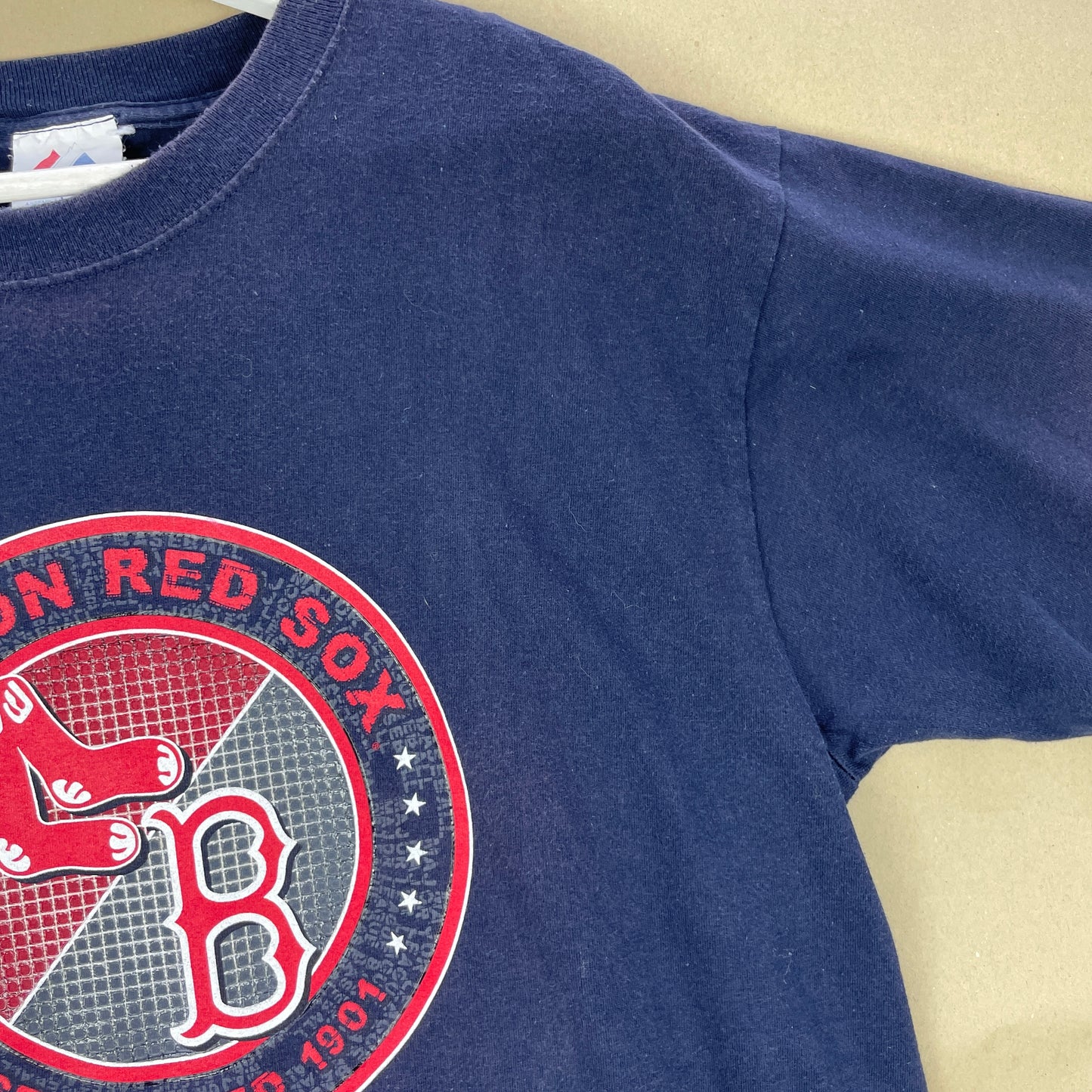 Navy Blå Boston Red Sox T-Shirt – Klassisk MLB Fan Look
