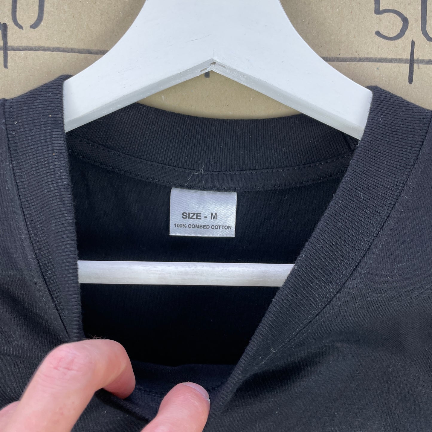 Sort Amsterdam T-Shirt Med Psykedelisk Blad Print – Urban Streetwear Vibe