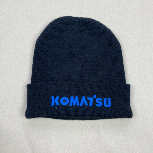 Sort Komatsu Beanie Hue – Vintage Workwear Look