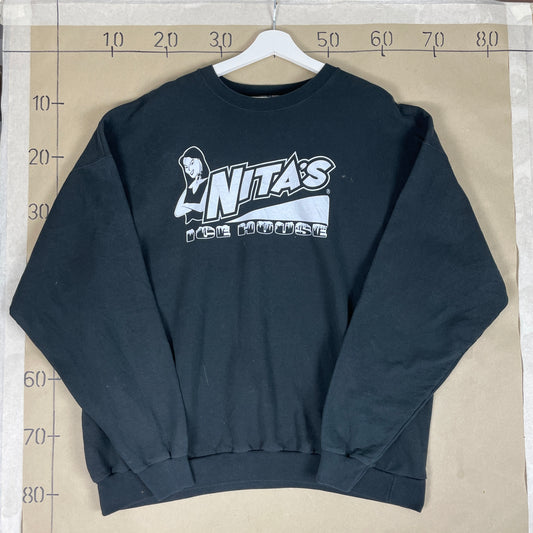 Sort Vintage Nita’s Ice House Crewneck Sweatshirt