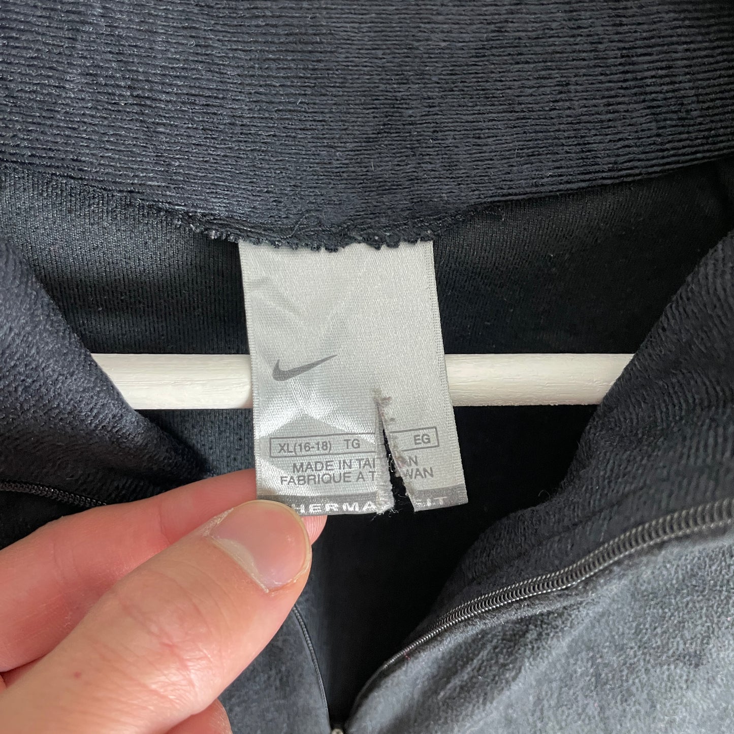 Sort Nike Half Zip Fleece