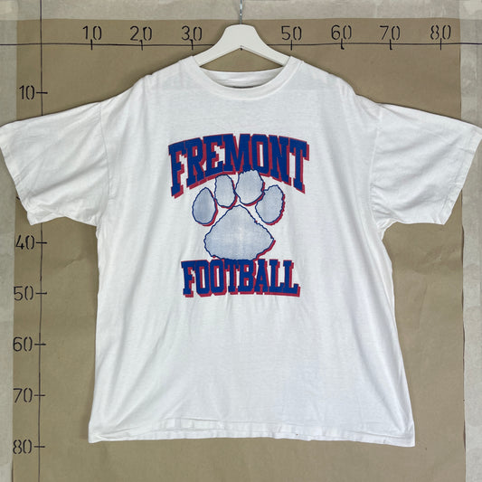 Hvid Vintage Fremont Football T-Shirt