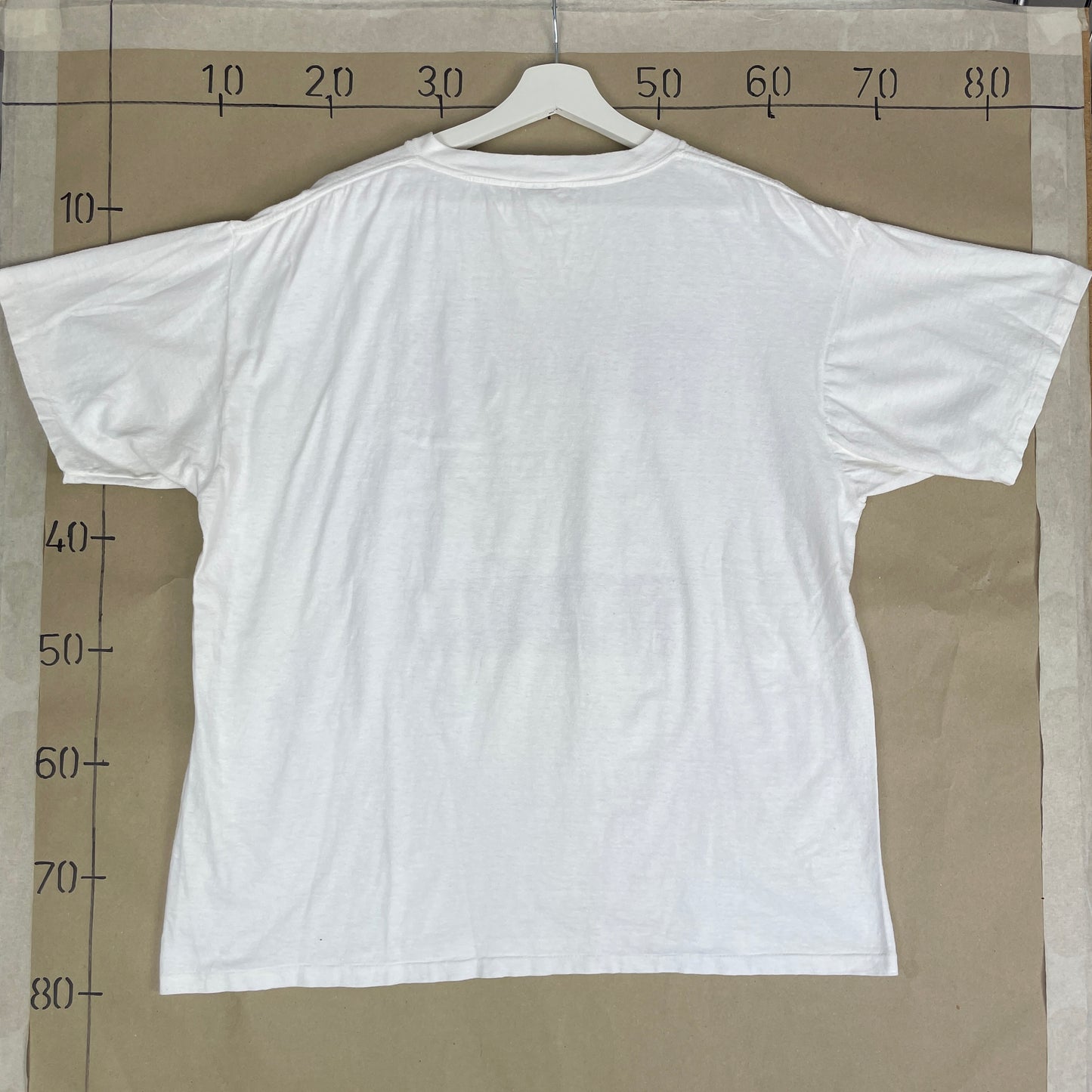 Hvid Vintage Fremont Football T-Shirt